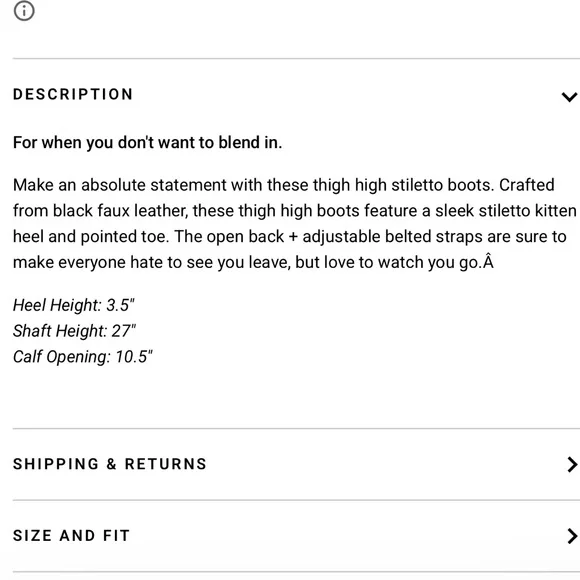 Azalea Wang Backer Over the Knee Stiletto Boots NWOT - Picture 5 of 5